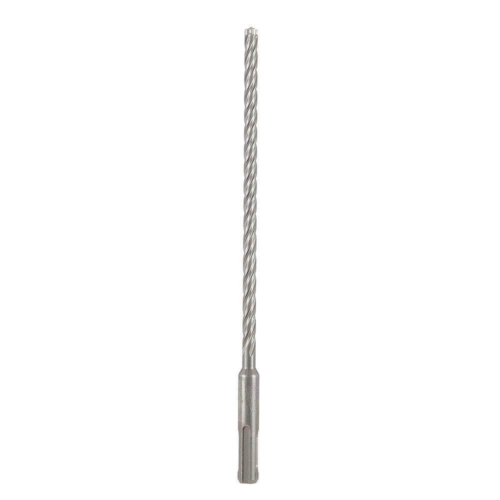 Milwaukee SDS-Plus MX4 masonry drill bit with spiral flutes and SDS-Plus shank.