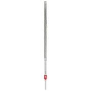 Milwaukee straight shank rebar cutter with spiral flutes and red band marking near the base.