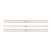 Three rectangular planer and jointer blades with Freud branding and gray cutting edges.