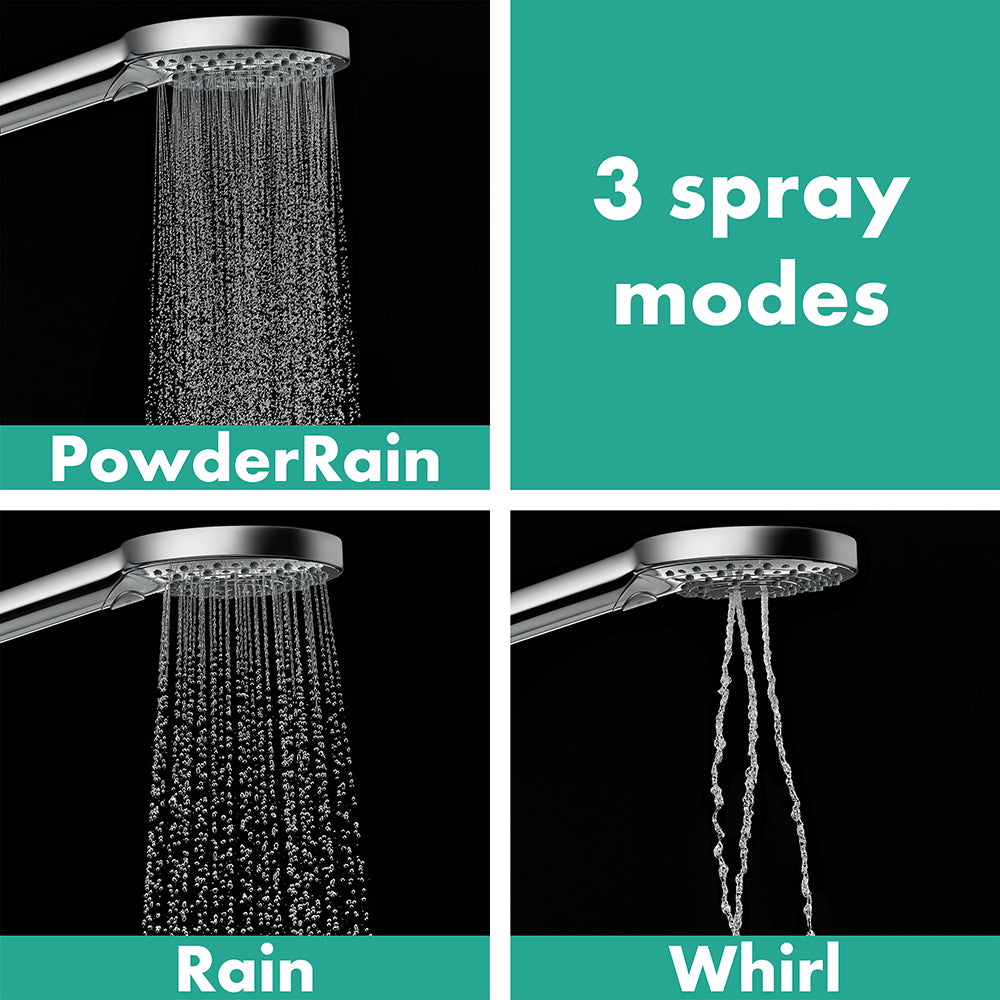 Hansgrohe 04915000 Raindance S Thermostatic Shower Head/Wallbar Set with Rough, 2.5 GPM in Chrome