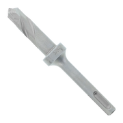 Gray SDS-Plus masonry drill bit with two flutes and 5/8 inch diameter marking on the collar.