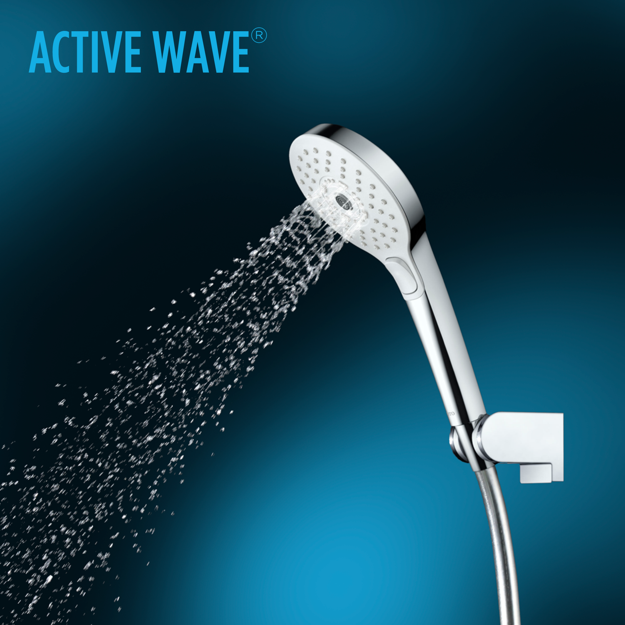 Toto G Series Square Three Spray Modes 4 inch 1.75 GPM Handshower with ACTIVE WAVE, COMFORT WAVE, and WARM SPA, Polished Nickel - TBW02015U4#PN