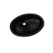 Toto Dantesca Oval Undermount Bathroom Sink, Ebony