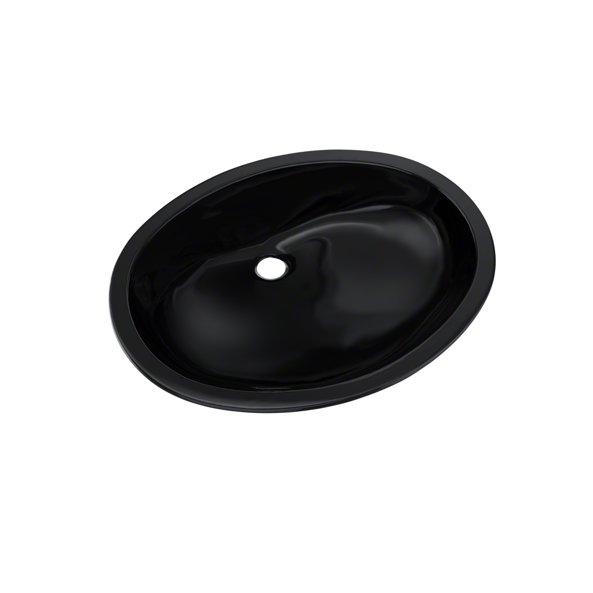 Toto Dantesca Oval Undermount Bathroom Sink, Ebony