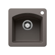 Blanco 443107: Diamond Bar Sink Dual Deck Sink - Volcano Grey