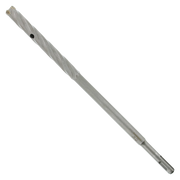 Gray SDS-Plus rebar cutter bit with spiral flutes and carbide tip, 9/16 inch diameter by 12 inch length.