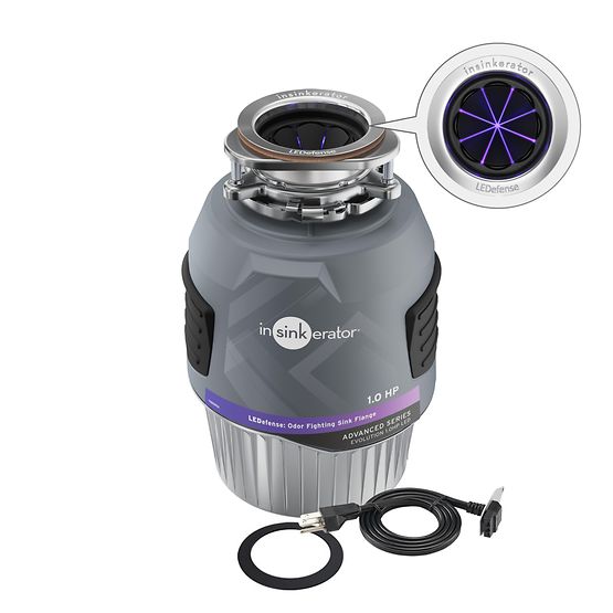 Insinkerator LEDefense Evolution Series 1.0 HP LED Garbage Disposal