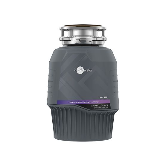 Insinkerator LEDefense Evolution Series 3/4 HP LED Garbage Disposal