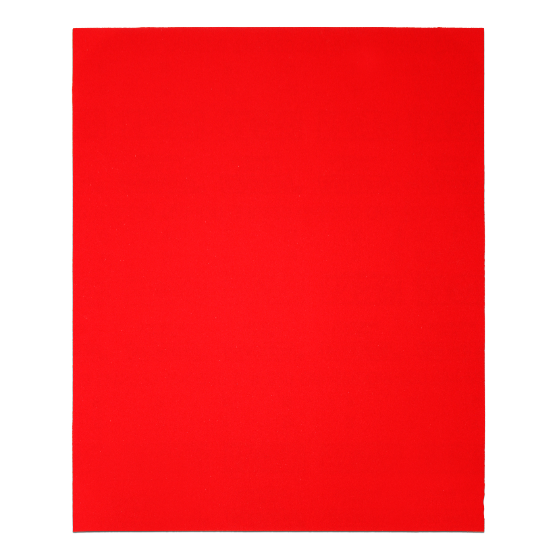 Red coarse-grit sanding sheet, 9 by 11 inches.
