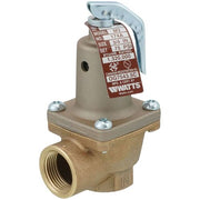 Watts 3/4 " 174A Bronze Boiler Pressure Relief Valve, 55 psi, Discharge Line Flood Sensor Included - F274598