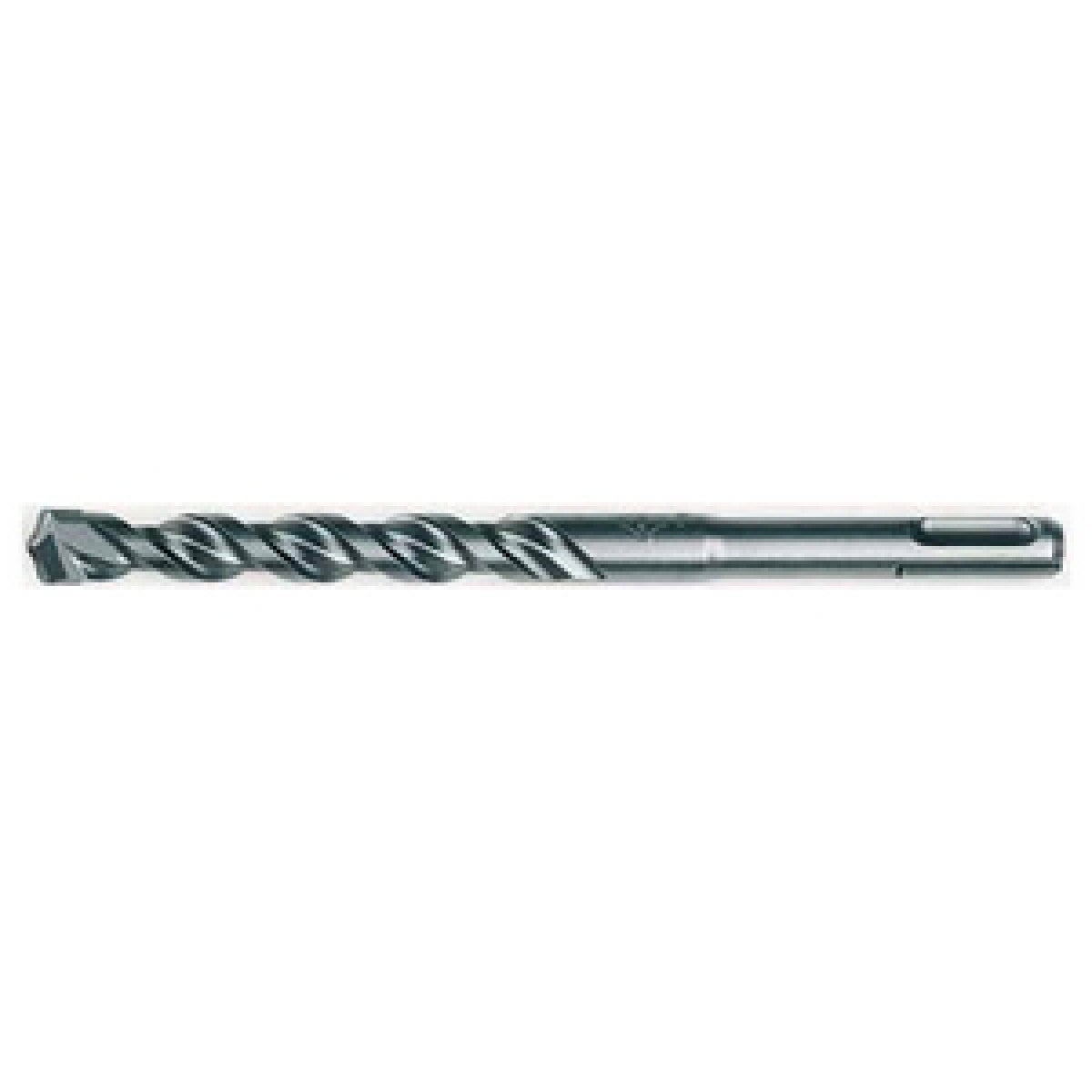 Milwaukee M/2 SDS-Plus rotary hammer drill bit with two flutes and cylindrical shank.
