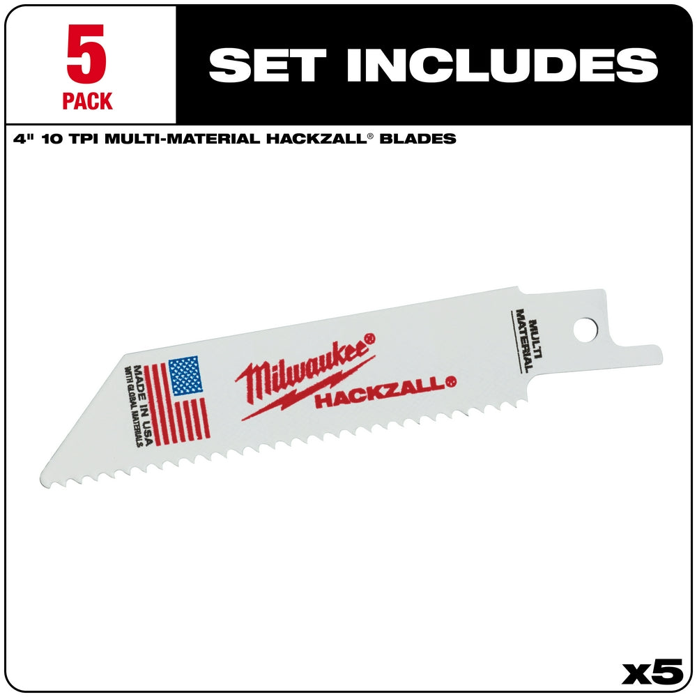 Milwaukee 49-00-5410 M12 HACKZALL Bi-Metal Blade - Multi-Material