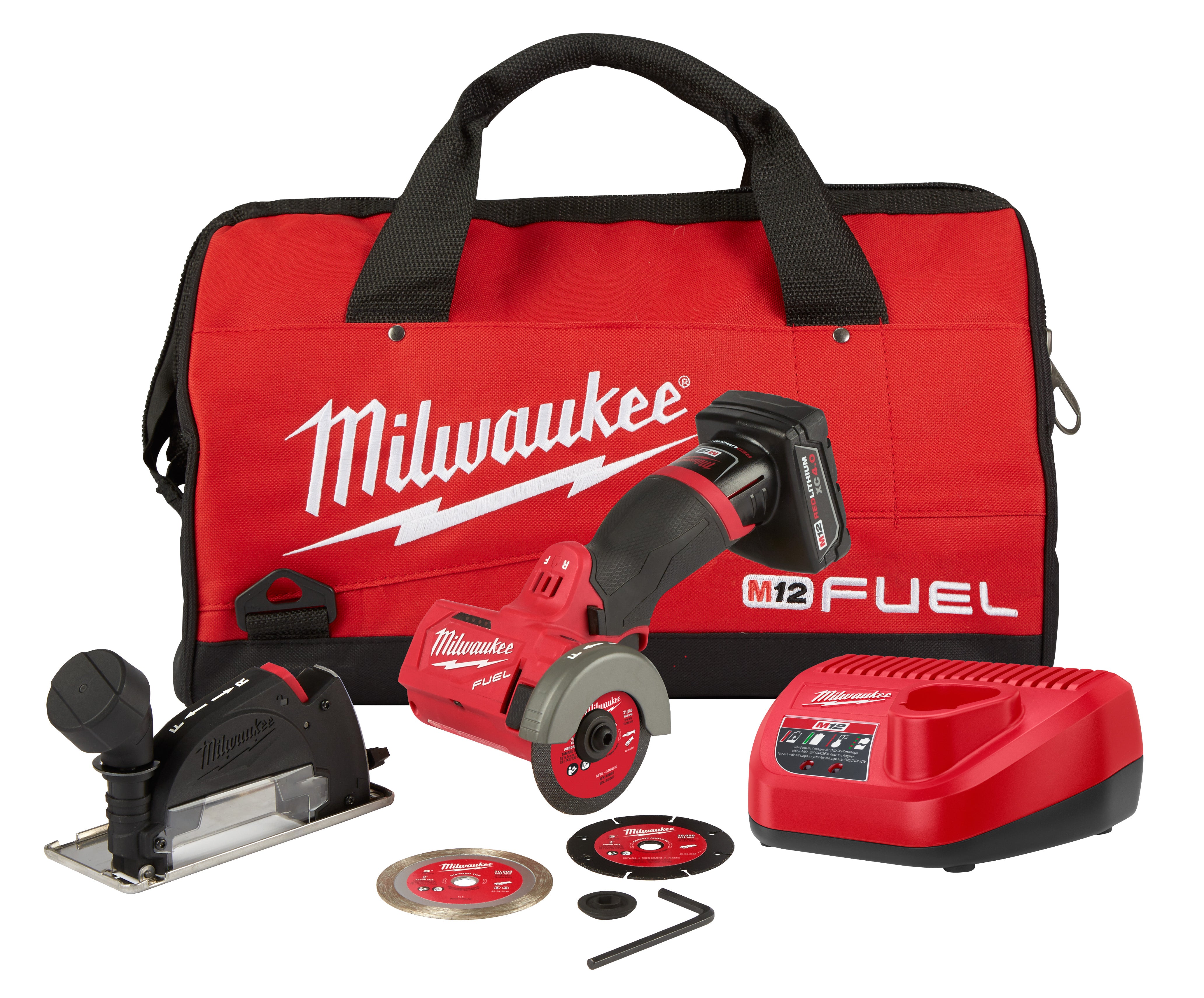 Milwaukee 2522-21XC M12 FUEL 3 in. Compact Cut Off Tool Kit
