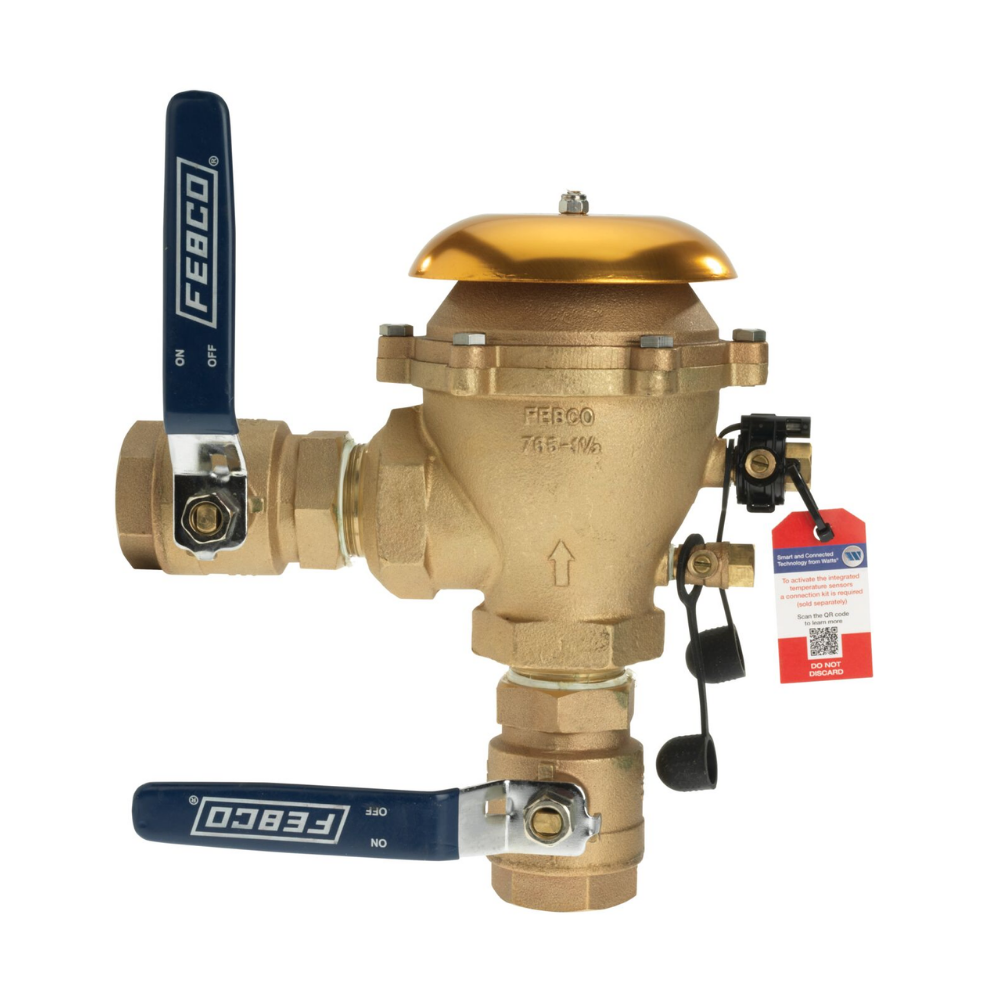 FEBCO T765FBV Pressure Vacuum Breaker 1-1/4 Inch Bronze Freeze Sensor