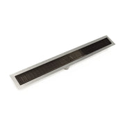 Infinity Drain 24" FFAS 6524 ORB Linear Drain Kit: Oil Rubbed Bronze