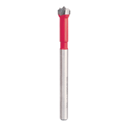 Freud FC-002 3/8" Forstner bit with gray steel shaft and red grip collar.