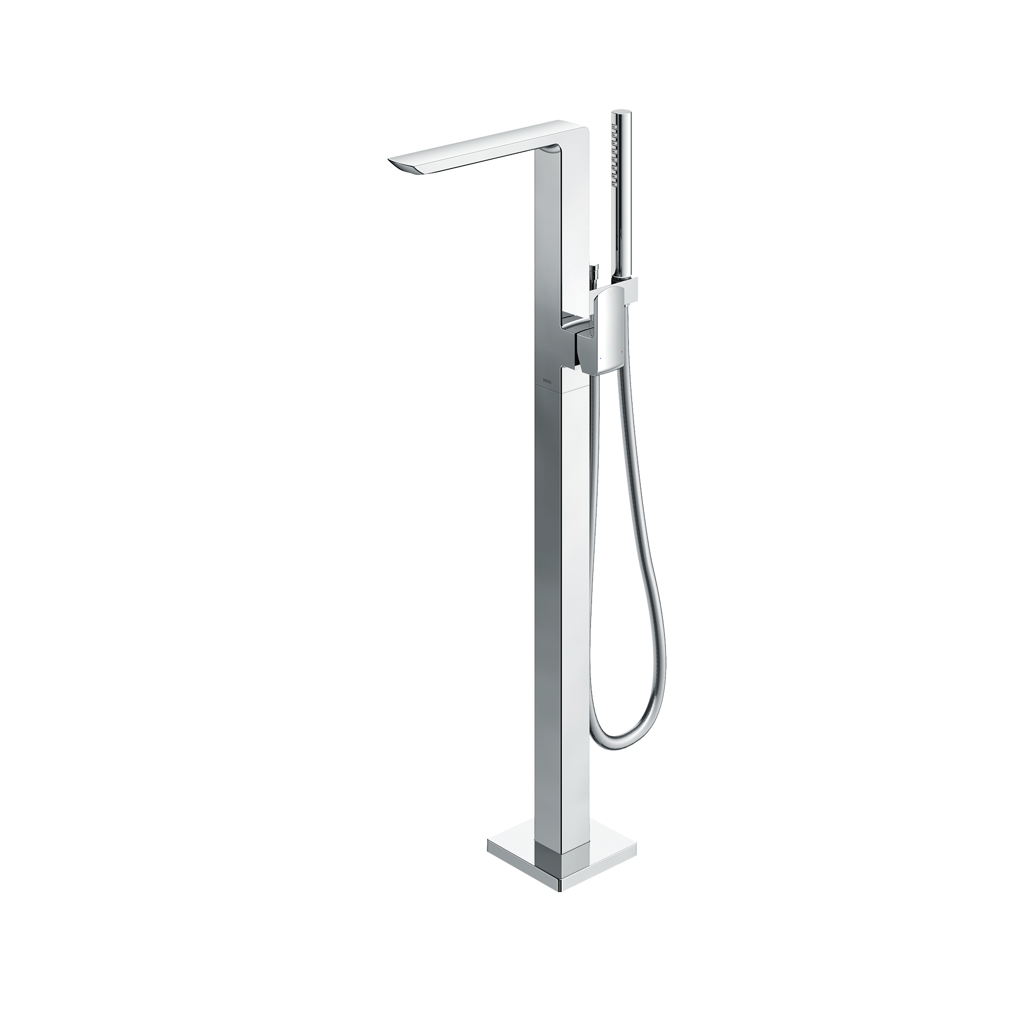 Toto GR Single-Handle Freestanding Tub Filler Faucet with Handshower, Polished Chrome - TBG02306U#CP