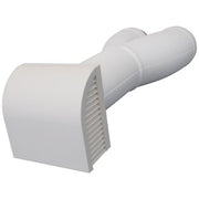 Panasonic WhisperVent Wall Cap, Double chambers for 100 CFM exhaust and 100 CFM supply air in White - FV-WC10VE1