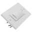 White square wall-mounted control panel with preset countdown timer buttons and light switch.