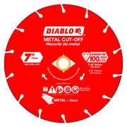 Diablo DDD070DIA101F 7 in. Diamond Metal Cut-Off Blade