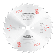 Freud 300mm carbide-tipped circular saw blade with 28 teeth for solid wood cutting, featuring thin kerf design.
