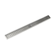 Infinity Drain 48" FXAS 6548 PS Linear Drain Kit: Polished Stainless