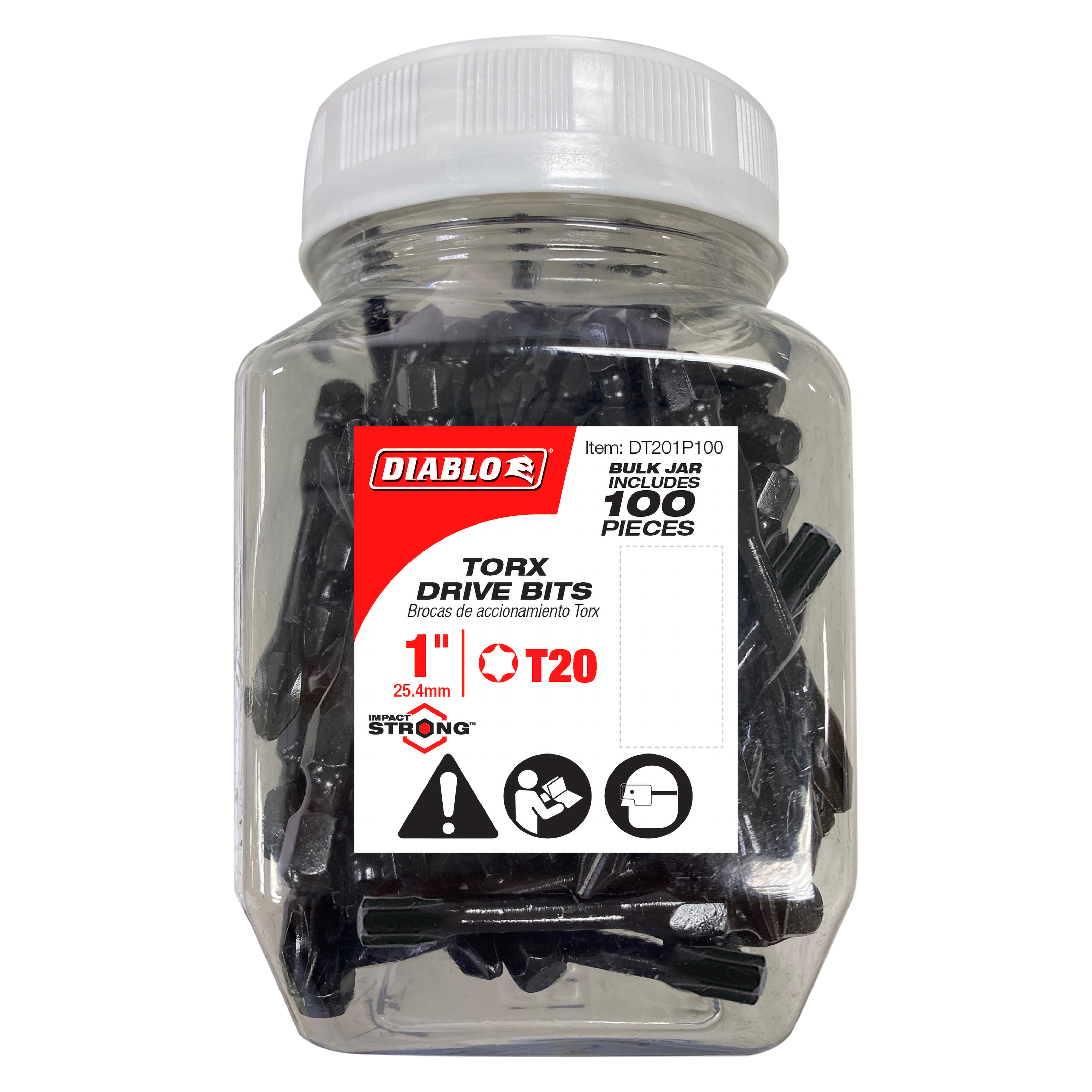 Diablo DT201P100 1 in. #20 Torx Drive Bits (100-Pack)