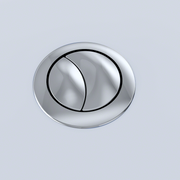 Toto Push Button Spare Part (Dual Flush THU337#CP + 9AU278) - Polished Chrome For MS654