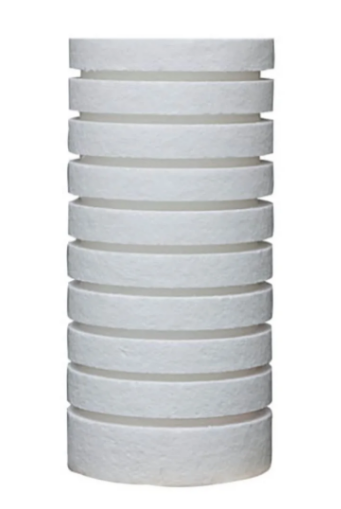 Sterling Water Treatment GB Series 4.5 inch x 10 inch Grooved Poly-Bonded 5 Micron Filter - GBJ1005