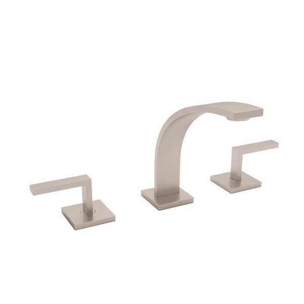 Rohl Wave Wave Widespread Lavatory Faucet in Satin Nickel - WA102L-STN-2