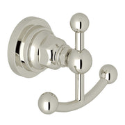 Rohl San Giovanni Double Robe Hook in Polished Nickel - A1481LIPN