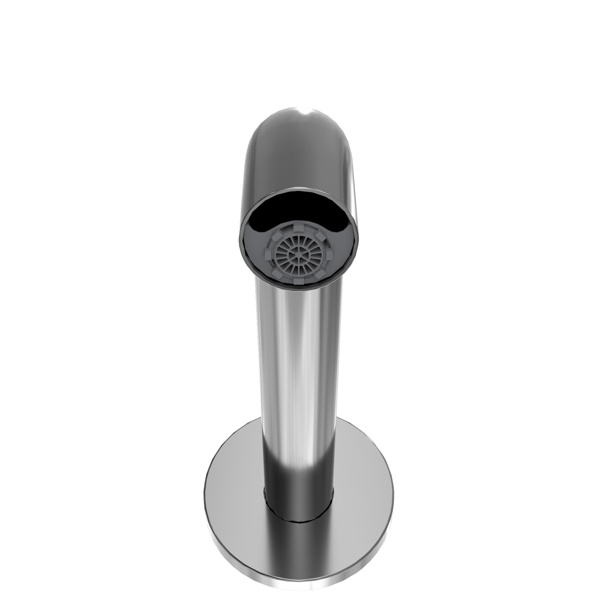 Toto Helix Wall Mounted ECOPOWER 20 Second Continuous Flow Touchless Bathroom Faucet 0.5 GPM with Mixing Valve in Polished Chrome