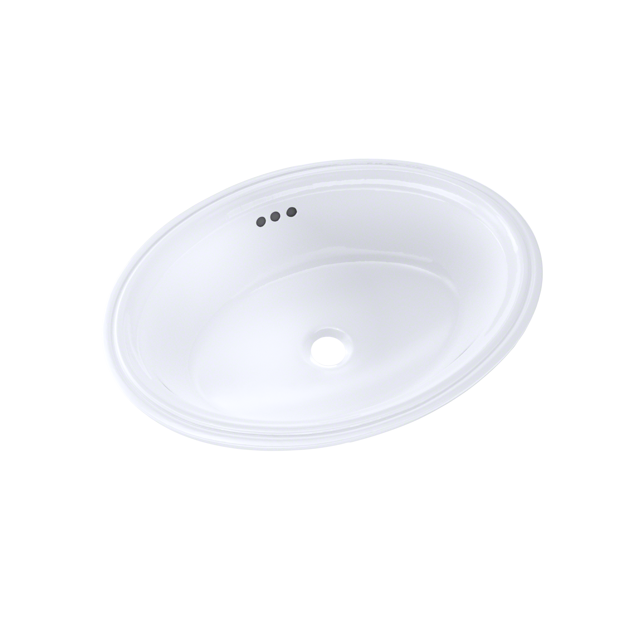 Toto Dartmouth 18-3/4" X 13-3/4" Oval Undermount Bathroom Sink, Cotton White