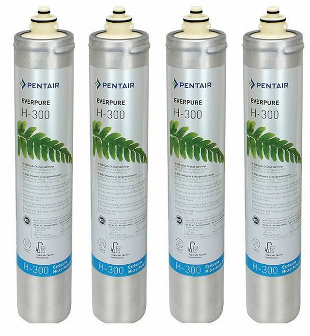 Everpure EV9270-72 H-300 Water Filtration Replacement Cartridge - 4 Pack