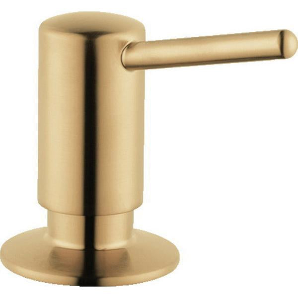 Hansgrohe 04539250 Soap Dispenser, Contemporary in Brushed Gold Optic