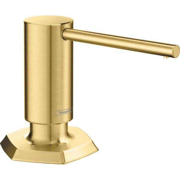 Hansgrohe 04857250 Locarno Soap Dispenser in Brushed Gold Optic