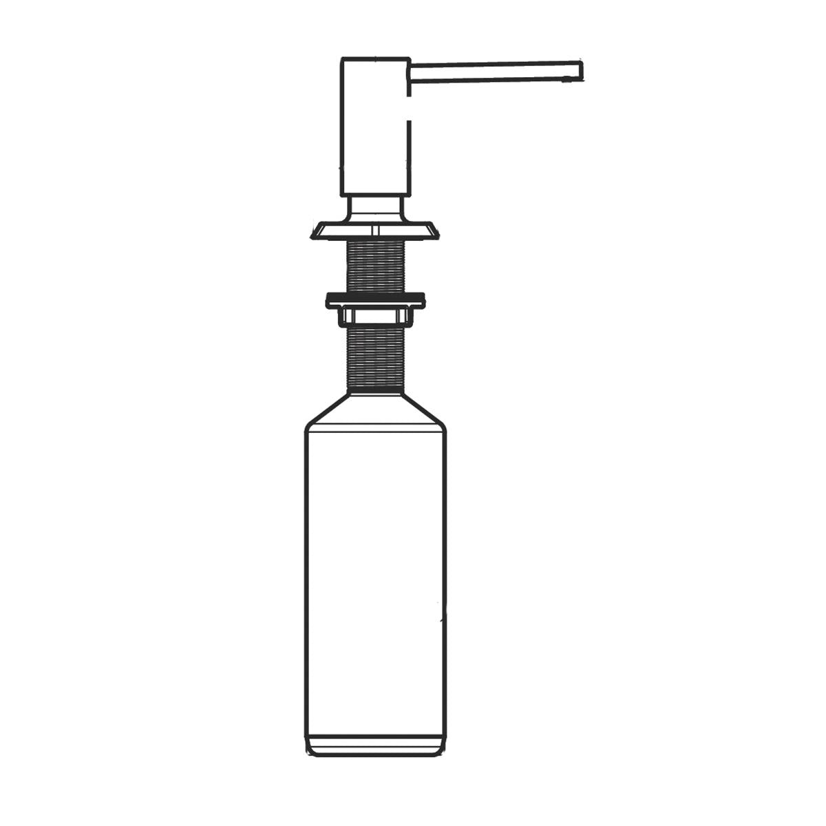 Hansgrohe 04857250 Locarno Soap Dispenser in Brushed Gold Optic