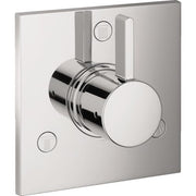 Hansgrohe 04880820 Ecostat Diverter Trim Square Trio/Quattro in Brushed Nickel