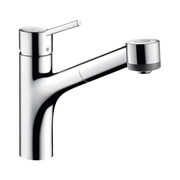 Hansgrohe 06462000 Talis S Kitchen Faucet, 2-Spray Pull-Out, 1.75 GPM in Chrome