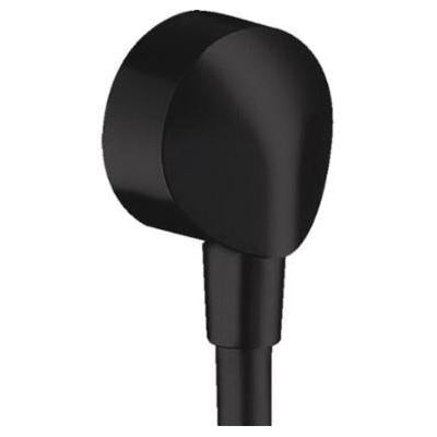 Hansgrohe 27458673 FixFit Wall Outlet with Check Valves in Matte Black