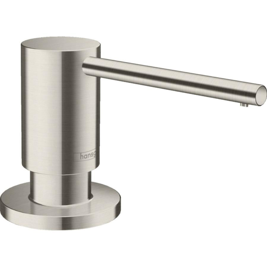 Hansgrohe 40438801 Focus Soap Dispenser in Steel Optic