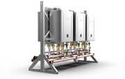 Noritz CRS Series 3-Unit NG or LP CPC Compliant Tankless Water Heater System - CR61-FS-3-CA