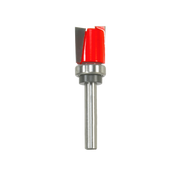 Freud 5/8" mortising bit with red plastic head, metal collar, and steel shaft.