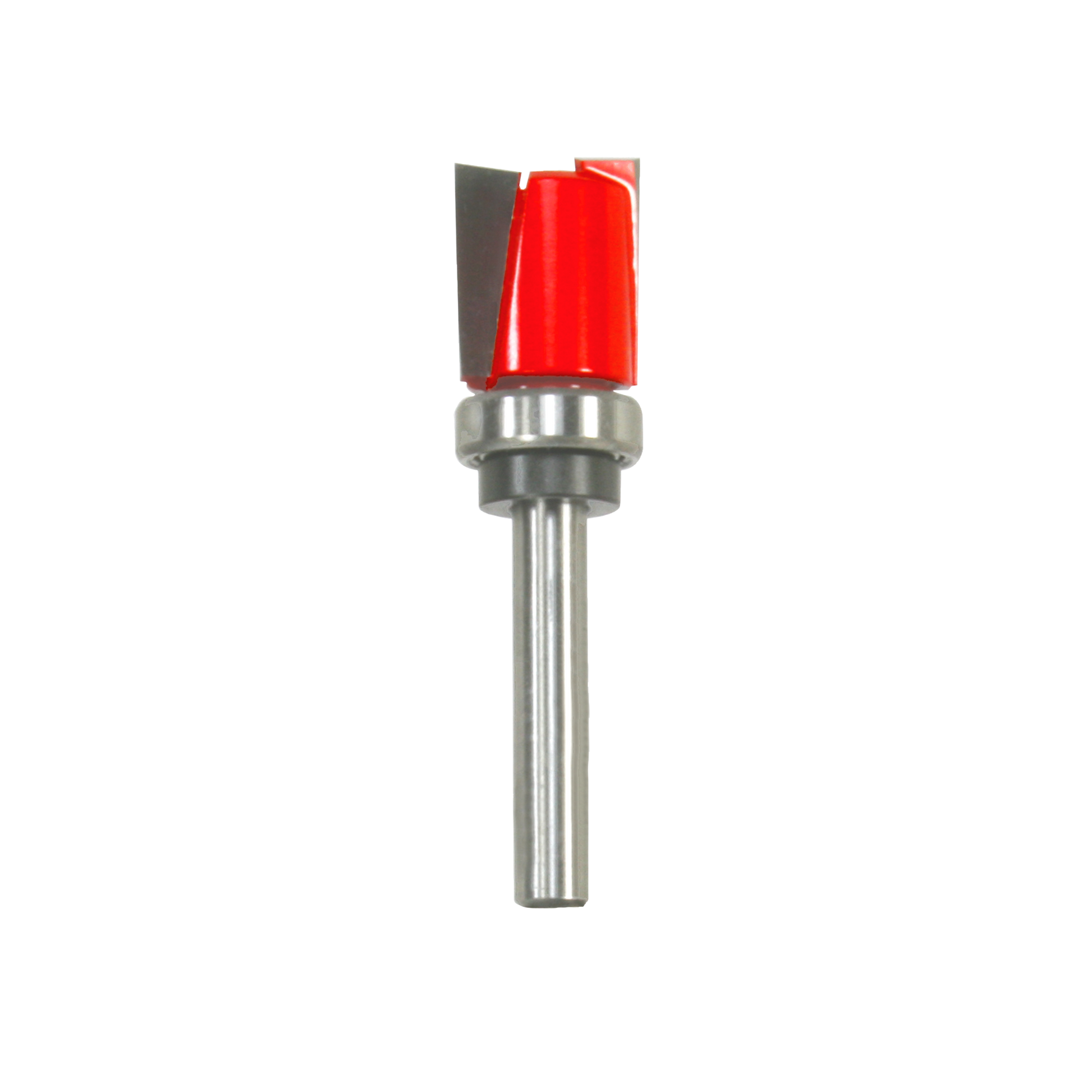 Freud 5/8" mortising bit with red plastic head, metal collar, and steel shaft.
