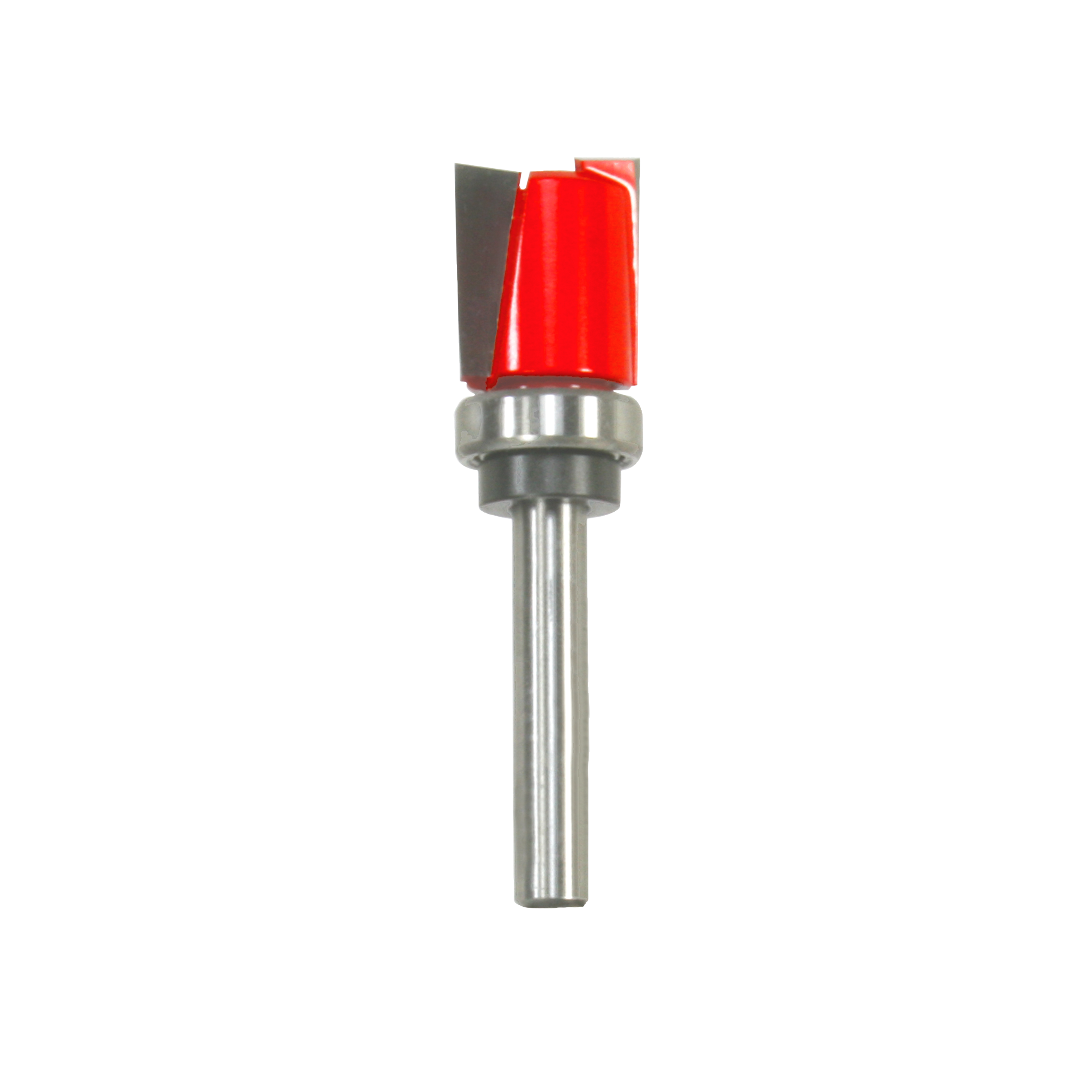Freud 5/8" mortising bit with red plastic head, metal collar, and steel shaft.