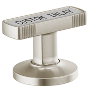 Brizo Kintsu Widespread Lavatory Knob with Custom Inlay Handle Kit