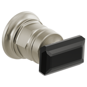Brizo Invari Wall Mount Lavatory Black Crystal Knob Handle Kit
