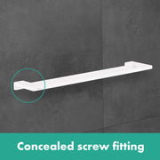 Hansgrohe 41743670 AddStoris Double Towel Bar in Matte Black