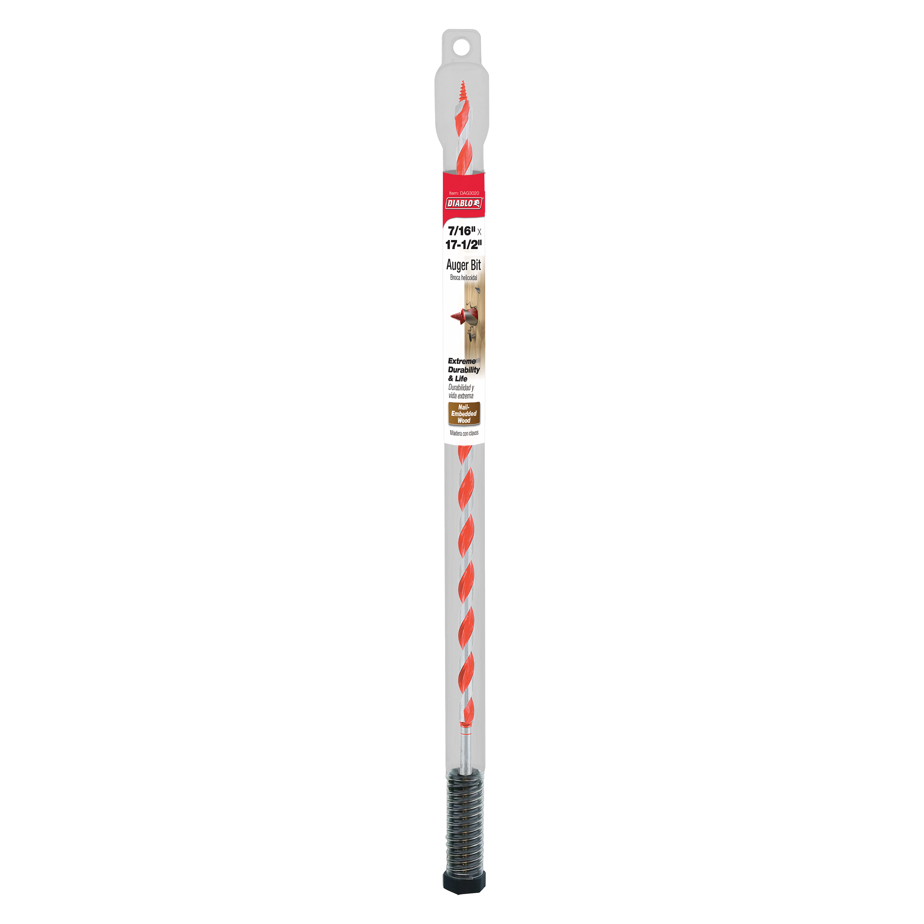 Diablo DAG3020 7/16 in. x 17-1/2 in. Auger Bit