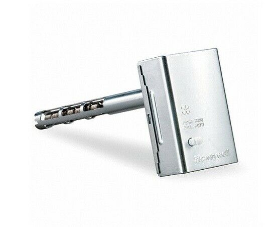 Honeywell L4064 B1469 fan and limit control switch with 5-inch metal insertion element and probe.